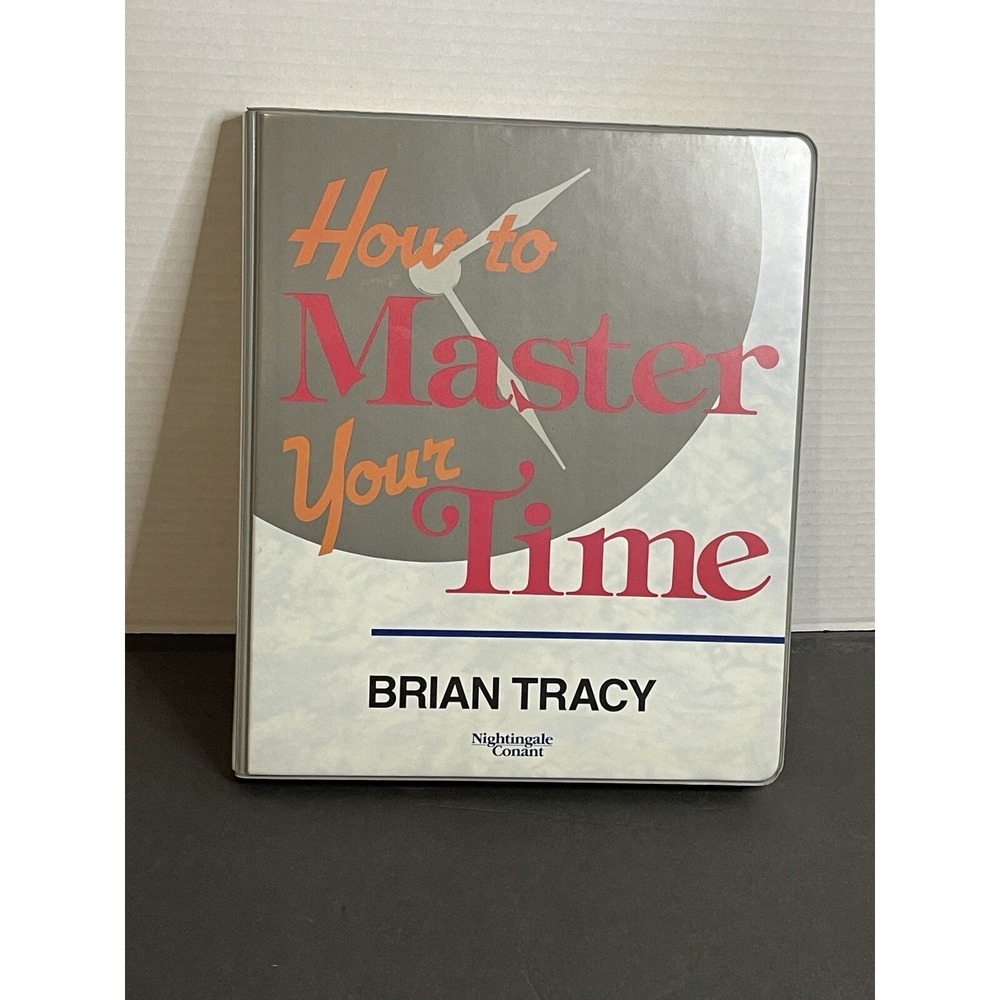 How to Master Your Time 6 Cassette Home Study Course Brian Tracy Tape Audiobook